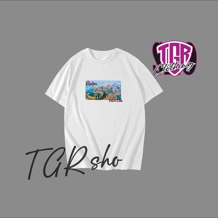 baju oleh oleh qatar t-shirt kaos qatar oleh oleh type 3