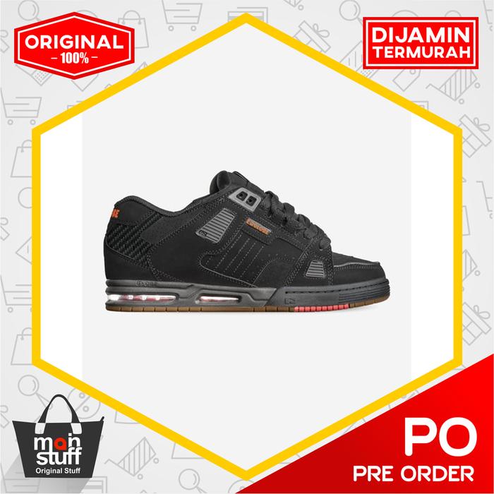 Globe skate Sabre Black/Charcoal/Red for men