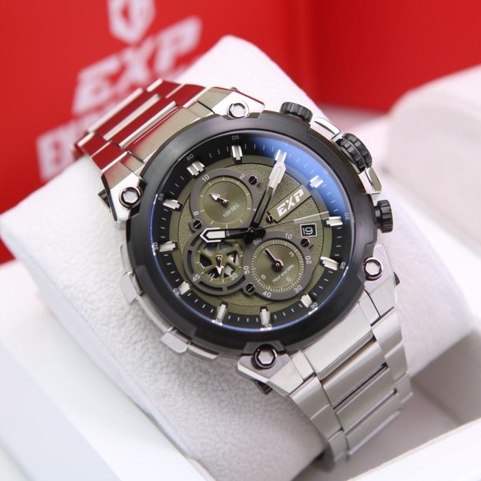 JAM TANGAN PRIA EXPEDITION EXP 6841 / E6841 ORIGINAL-SILVER BLACKGREEN