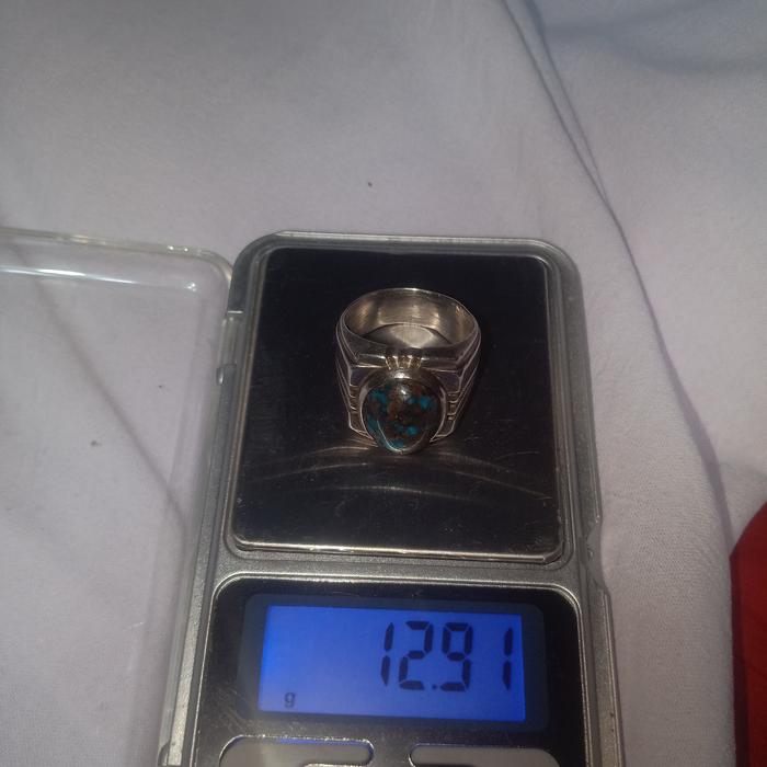 batu pirus persia asli ring perak