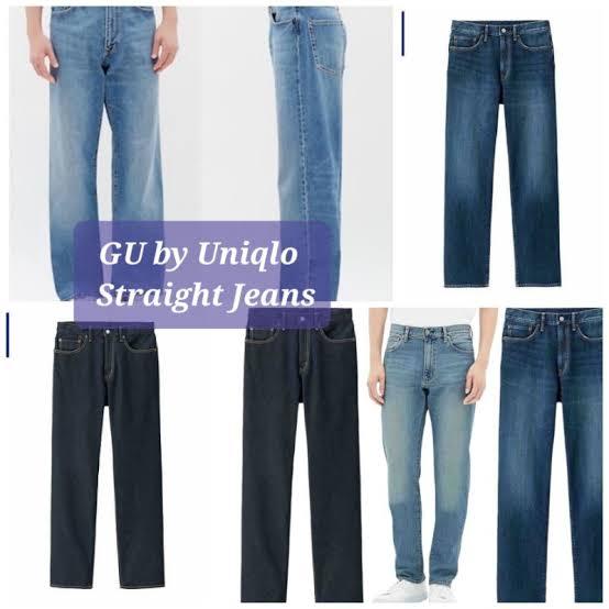 GU jeans by Uniqlo Straight Fit