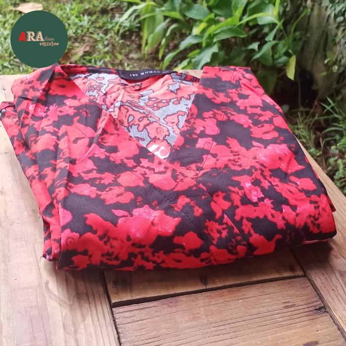 Dress Red Black Preloved - Bonus Topeng Carnaval