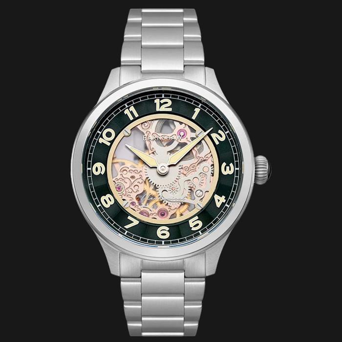 Jam tangan Thomas Earnshaw Baron ES-8189-33 mechanical skeleton dial