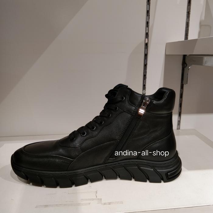 GINO MARIANI Sepatu Boots pria leather Original
