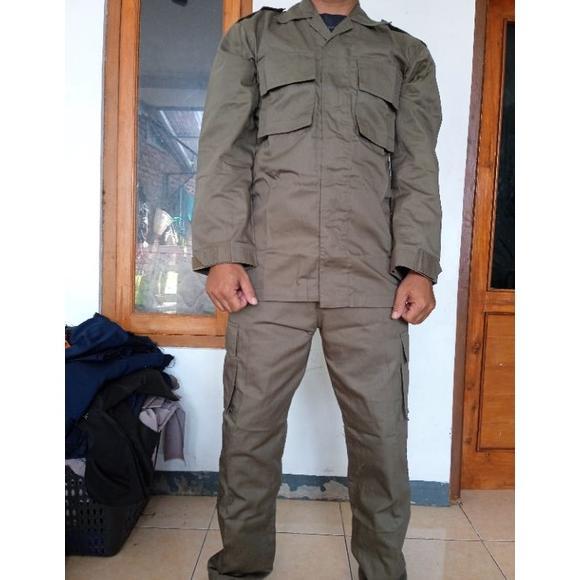 Best seller seragam PDL pol PP / satpol pp bahan american drill