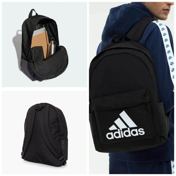 Adidas Bagpack HG0349 Black Original Tas Ransel Pria