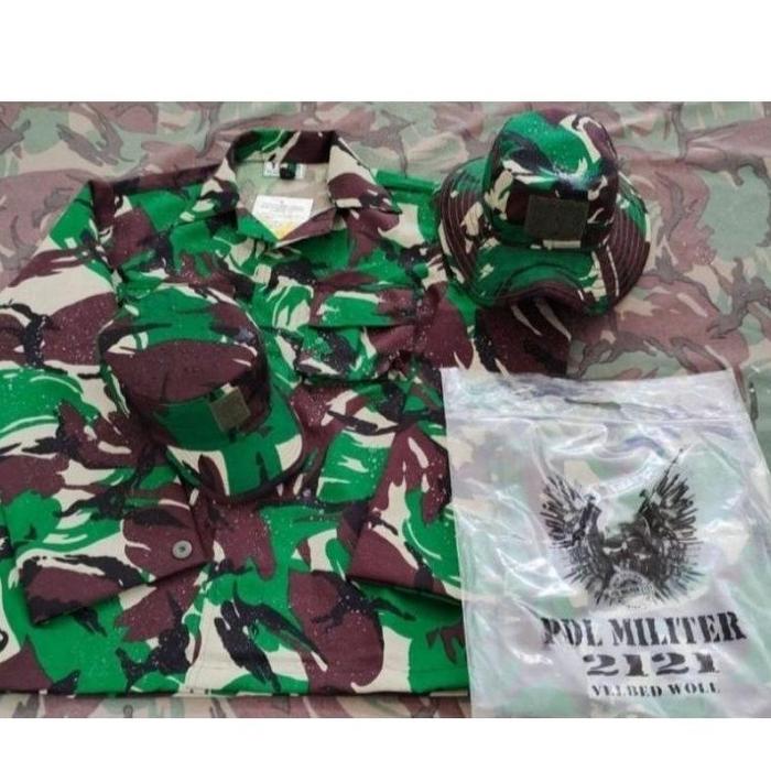 Best seller Baju PDL TNI Velbed woll 2121 seragam loreng tni baju pdl