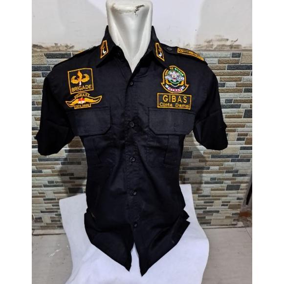 Best seller KEMEJA GIBAS CINTA DAMAI BORDIR KOMPUTER