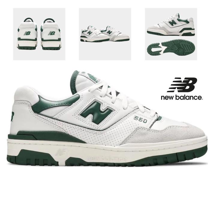 Sepatu NB NEW BALANCE 550 white green