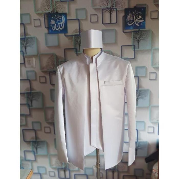 Best seller Beskap pengantin pria,beskap akad, basofi akad,model polos