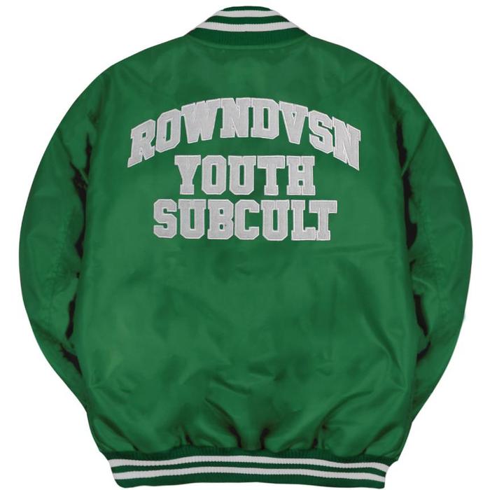 Best seller Rowndvsn Jacket Green - Rown Division Varsity Jacket