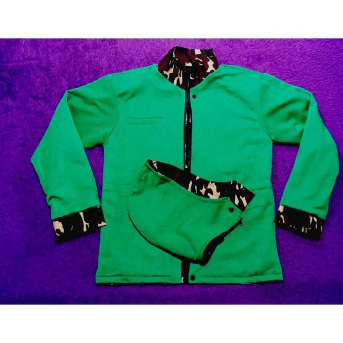 Best seller JAKET BB BANSER PREMIUM BEDGE full TIMBUL hijau Ansor
