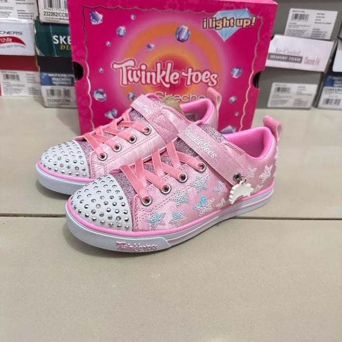 Sepatu Anak Perempuan SKECHERS TWINKLE TOES UNICORN PINK ORIGINAL
