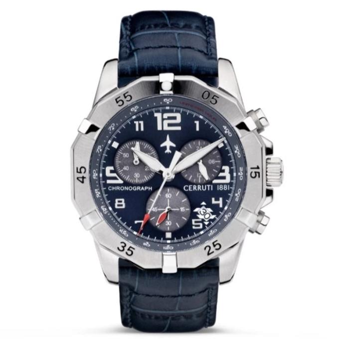 CERRUTI 1881 CIWGC2224401 Manciano Jam Tangan Pria Leather Original