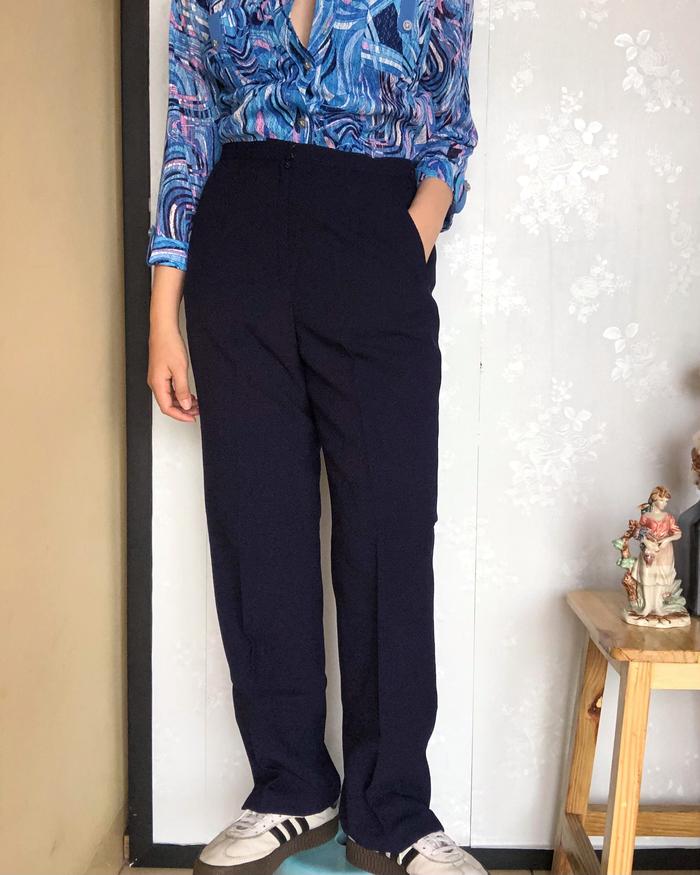 Vintage - Navy Blue Trouser