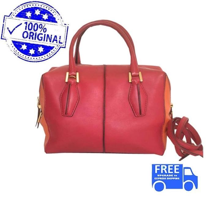 Preloved Tods Cube Multicolor Sling Bag Original
