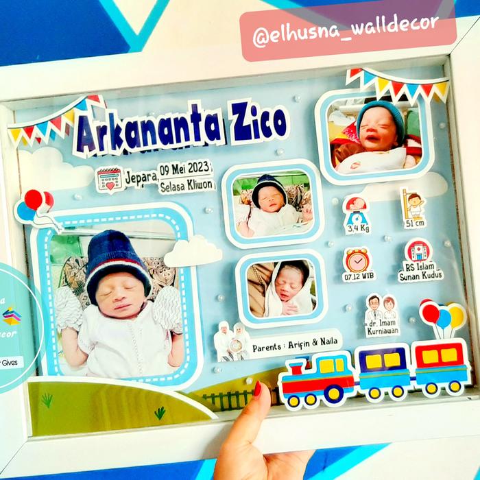 Biodata Bayi Tema Kereta