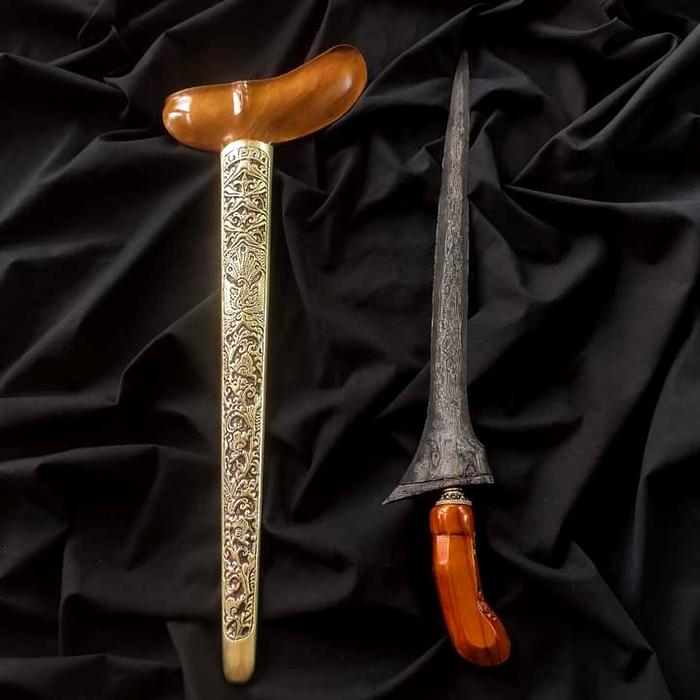 Keris Tilam Upih HB Sepuh Pamor Pedaringan Kebak Sepuh Kuno
