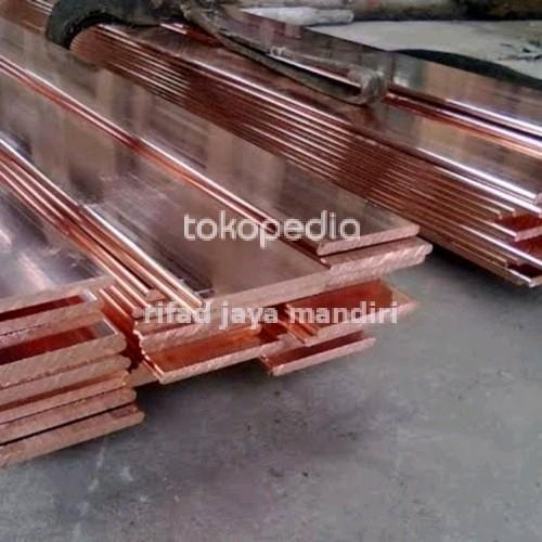 plat busbar tembaga 5mm x 25mm x 1000mm-plat strip tembaga 5mm