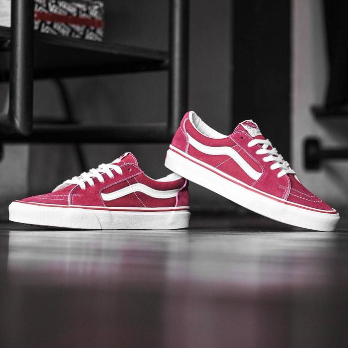 Original Vans Sk8 Low Classic Red White