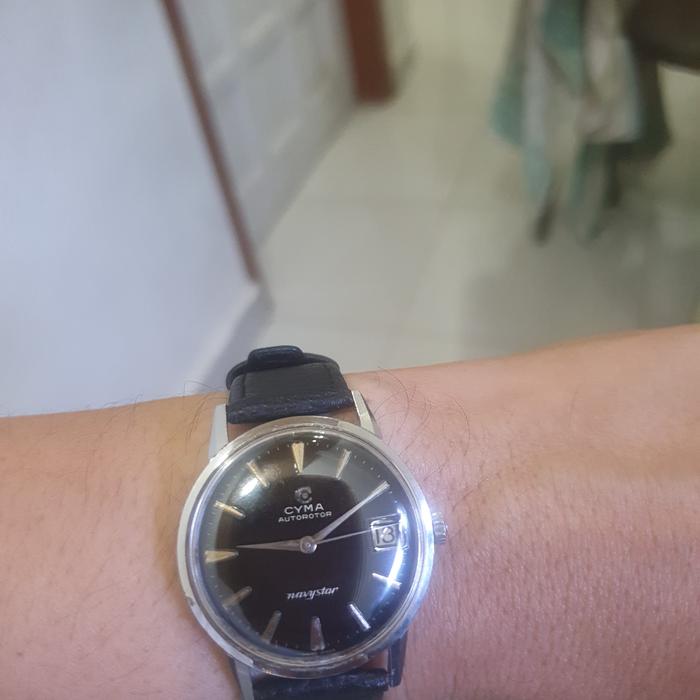 jam tangan cyma swiss made vintage