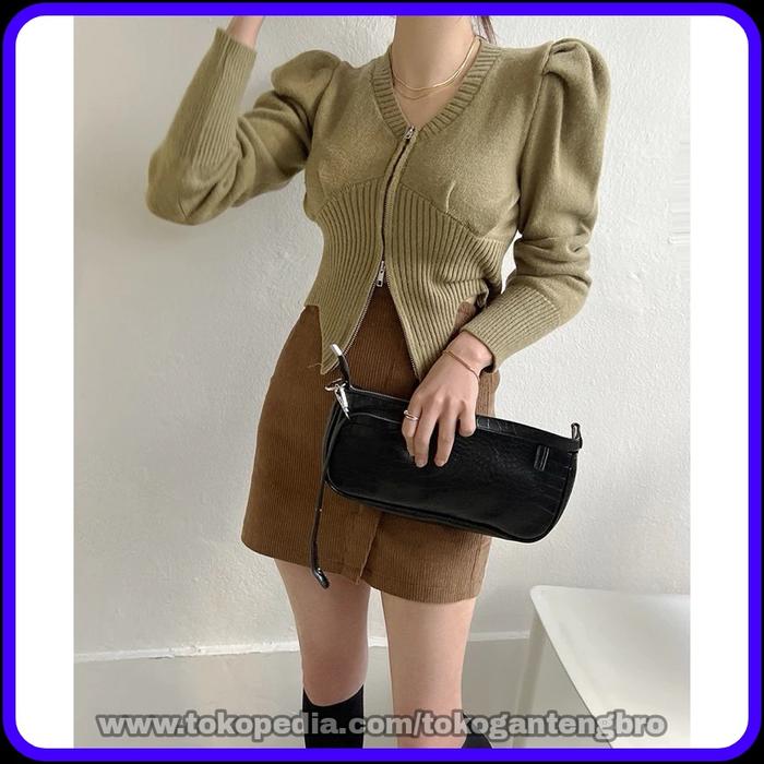 BAJU RAJUT WANITA CANTIK STYLE JAKET KOREA BAHAN BAGUS IMPORT PREMIUM