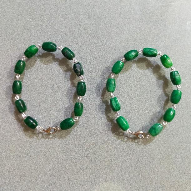 Gelang Batu Giok Hijau
