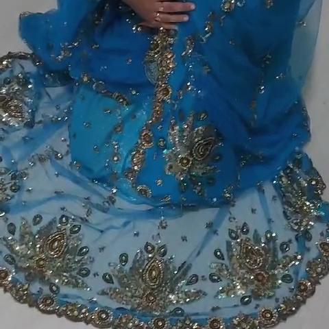 BAJU INDIA WANITA BOLLYWOOD GAMIS 1 SET SELENDANG & BAWAHAN PRELOVED