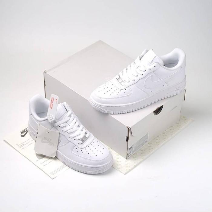 Sepatu Nike Air Force 1 Triple White PK [ BNIB ]