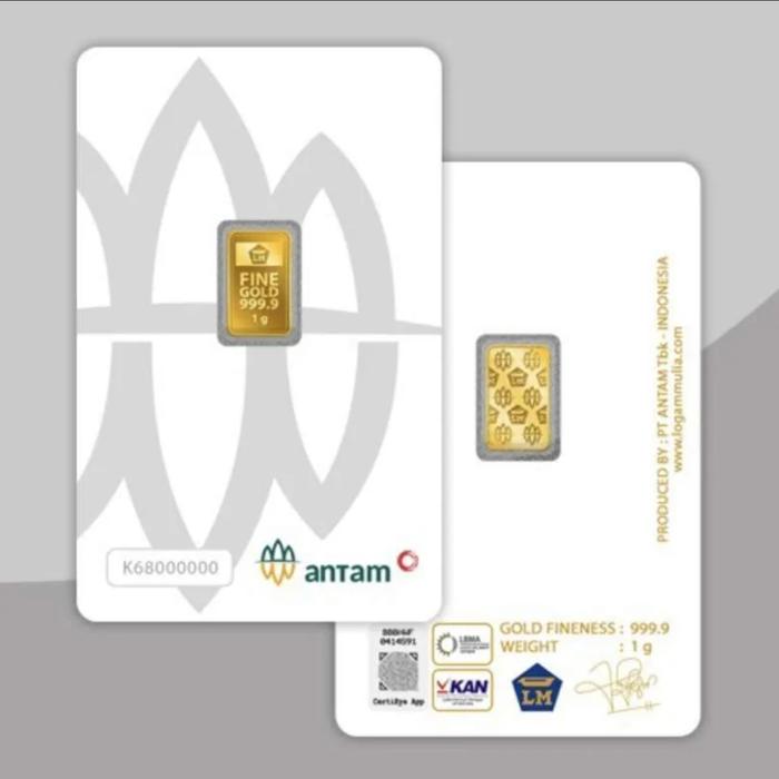 logam mulia 1 gram new