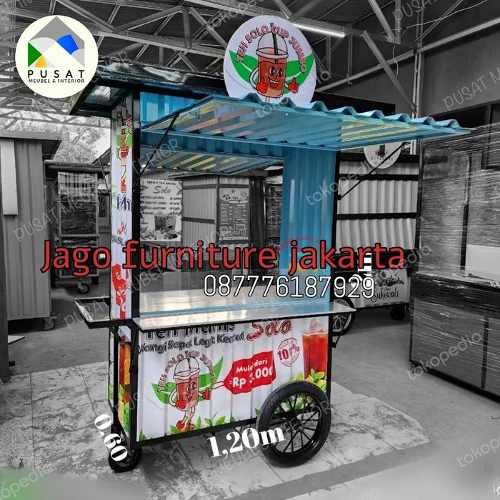 BOOTH CONTAINER/ GEROBAK ES TEH SOLO / GEROBAK ES TEBU/ BOOTH PORTABLE