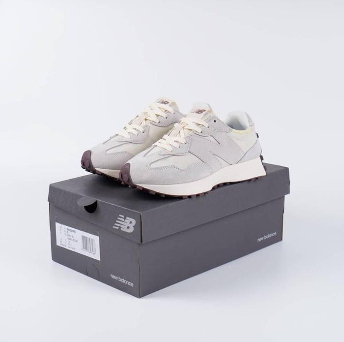 new balance 327 angora white