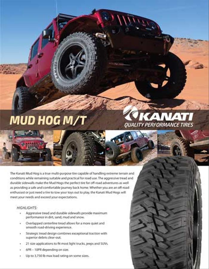 BAN MOBIL KANATI MUD HOG 33 12,5 R17 RING 17 BAN OFFROAD MT