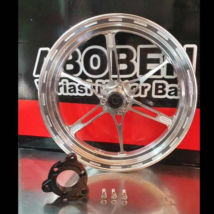 Velg Cnc ZOOMER E Palang 5 Silver Chrome import