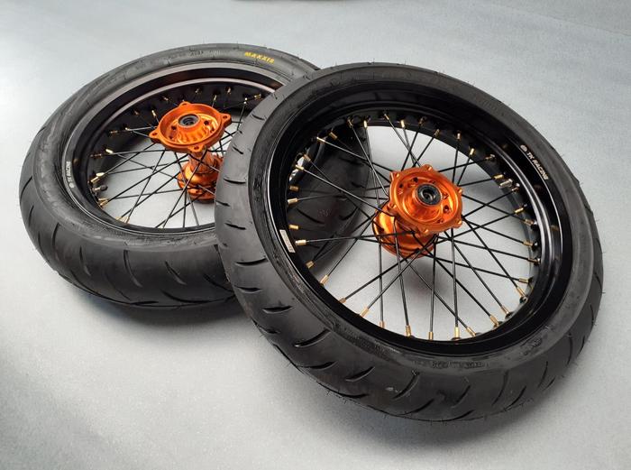 Ban set supermoto klx150 Dtracket150 ban klx150 supermoto Tk racing