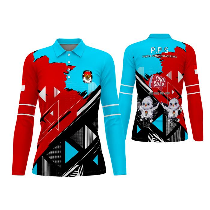 baju pps wanita kaos pps kpu panwaslu pemilu 2024 printing
