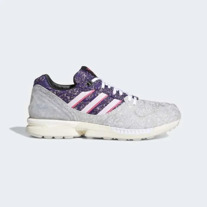 Adidas Men ZX 5000 Vieux Lyon Shoes Silver Purple Originals