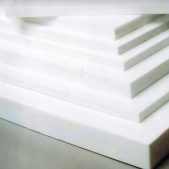 PTFE sheet / PTFE lembaran 10mm 60mm x 800mm