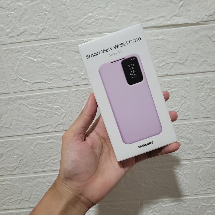 Smartview wallet case samsung original lavender BNOB
