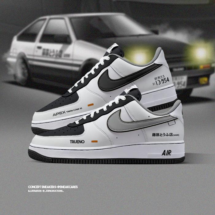 NIKE AF INITIAL D CUSTOM PAINT