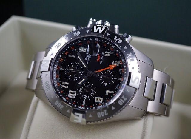 Ball Spacemaster GMT Automatic Chronograph - Tritium dial watch jam