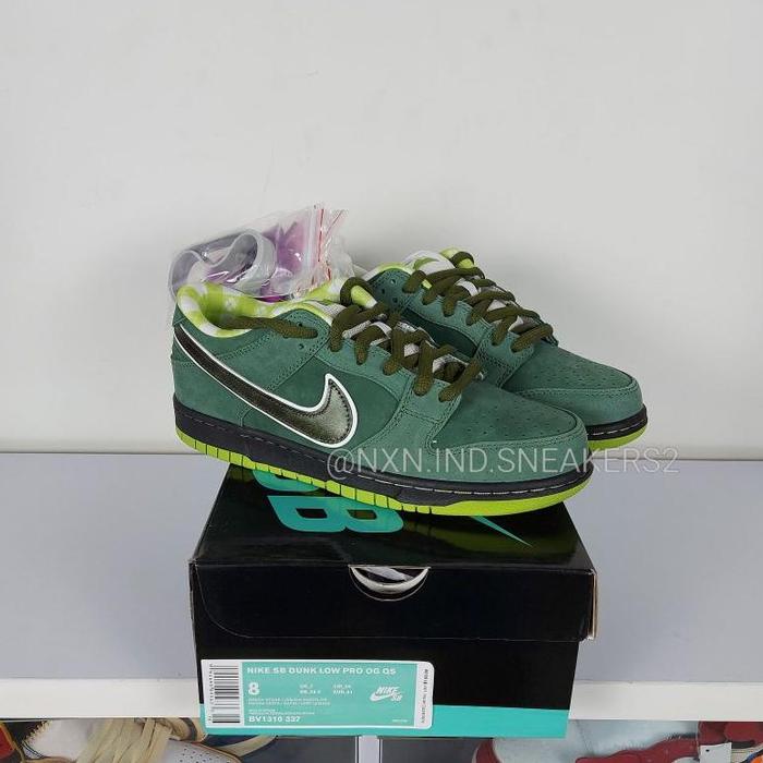 NK SB Dunk Low Concepts Green/SB Dunk Lobster Green