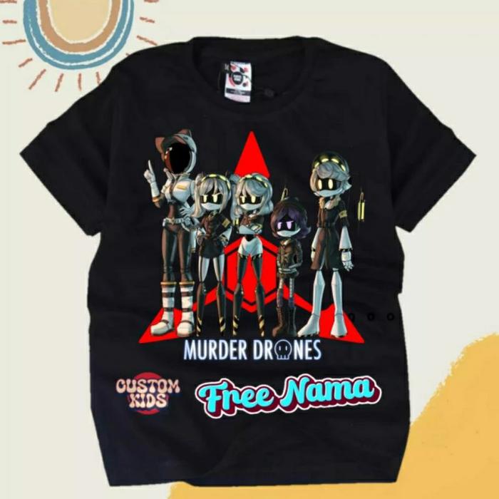 Kaos anak Murder Drones karakter