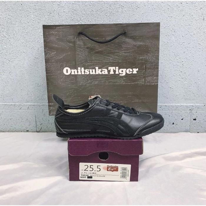 SEPATU MEXICO 66 DELUXE FULL BLACK JAPAN