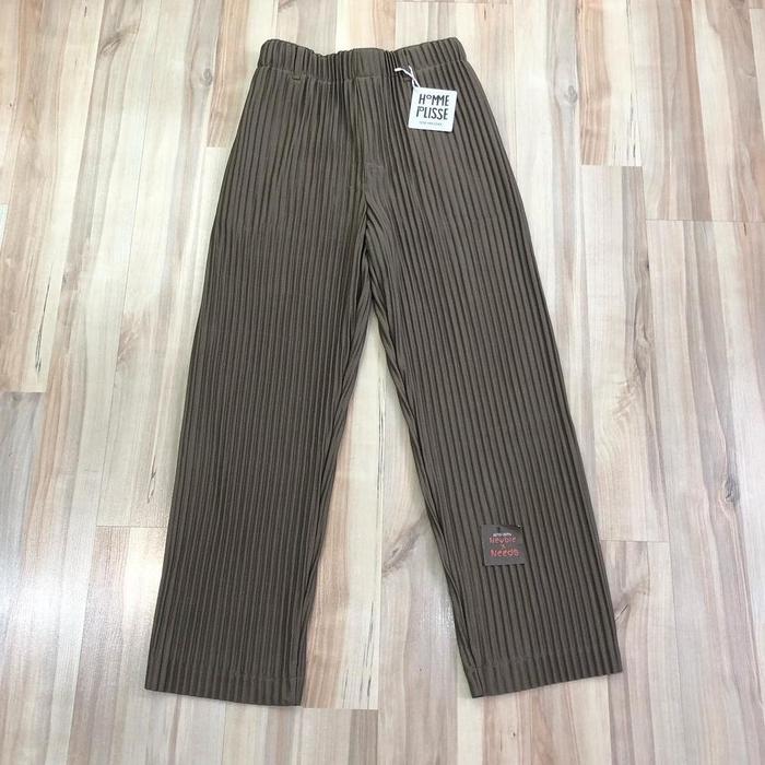 Issey Miyake Pleated Pants JF150 Brown/Celana Issey