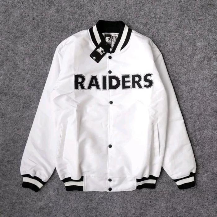 Jaket Varsity RAIDERS Bordir Full Tag - Jaket Bomber Raiders