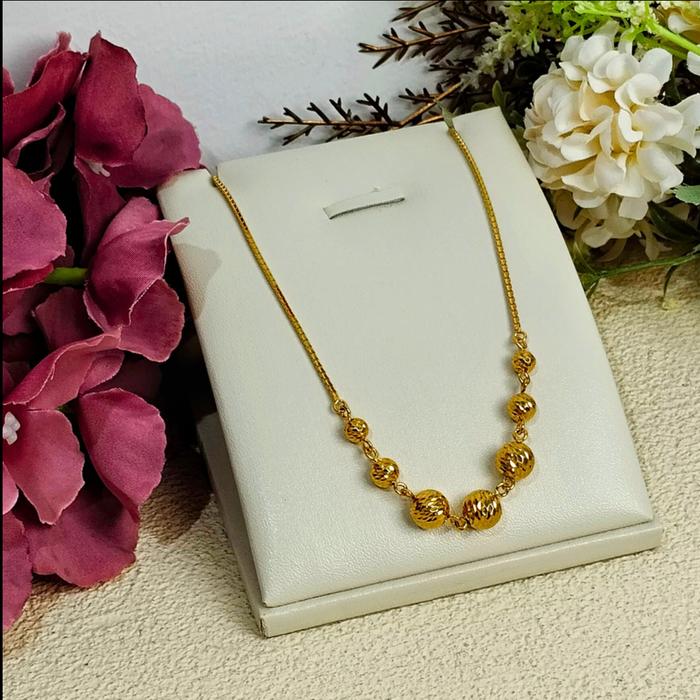 Kalung Emas 20K Golden Ball