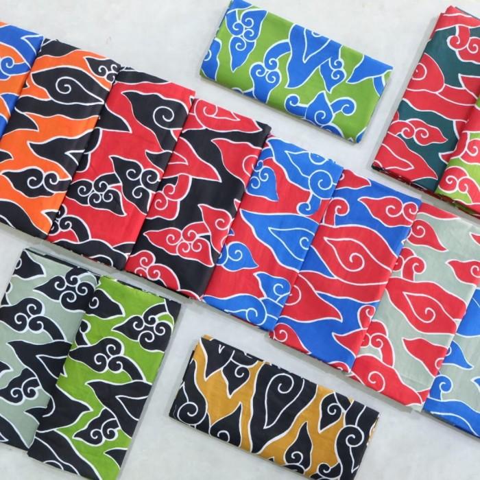 kain batik katun tulis mega mendung n3