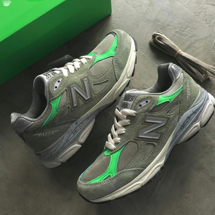 Patta x New Balance NB 990v3 Made in USA Green Keep Your Family Close