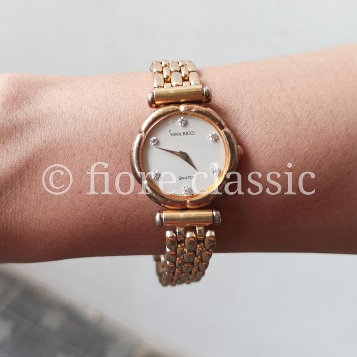 jam tangan wanita / ladies NINA RICCI quartz analog